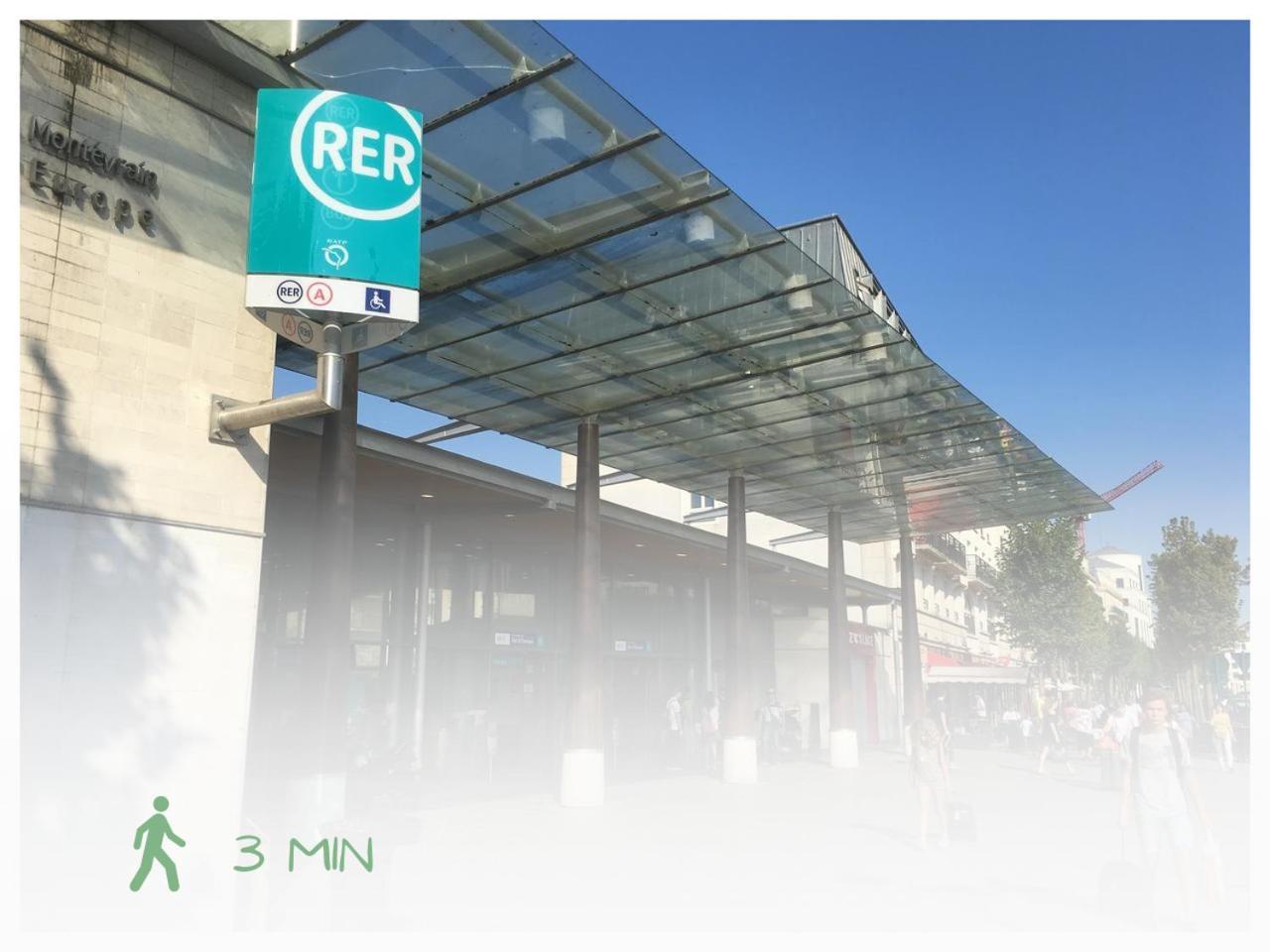 L'Organik Disney 7 Min Gare 5 Min Parking Prive Chessy  Buitenkant foto